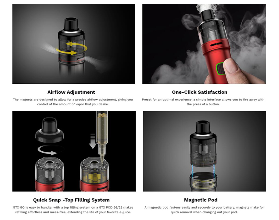 Vaporesso GTX GO 40 Pod Mod